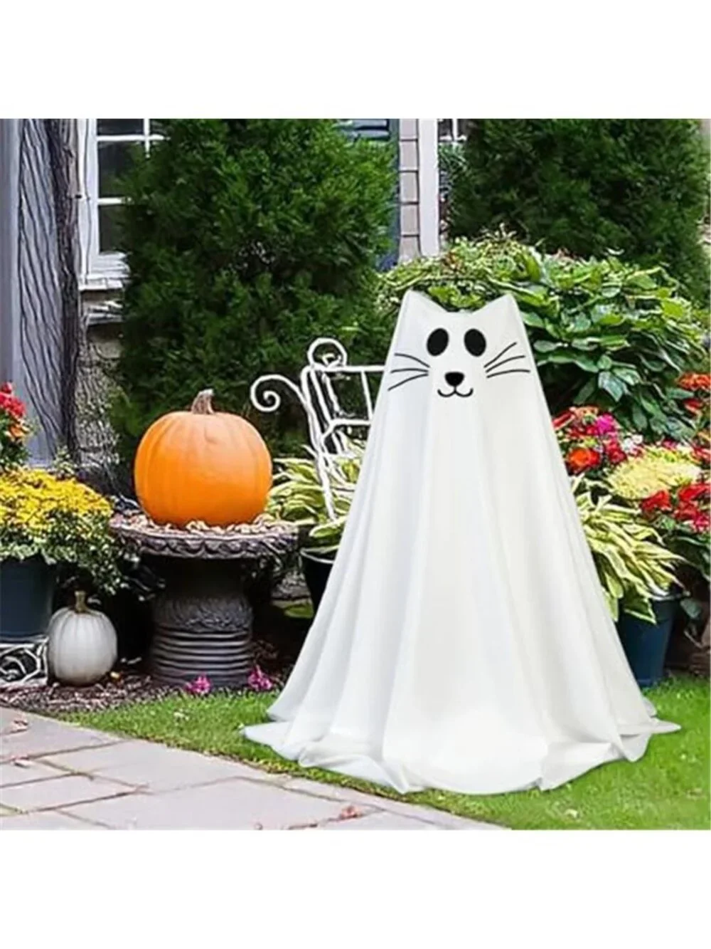 1 Pack Halloween Spooky Ghost Cat Outdoor Indoor Decoration - Picture 6 of 6